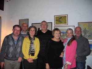 Committee members (from left): Jesper Sander Pedersen, Neil Hesteth, Joanna Styles, Martyn Wood, Liz Parry, Sally Harrison and Peter Leonard